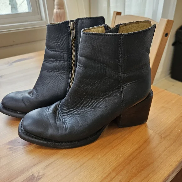 Sutro Clay Leather Ankle Boots Women’s Size 7.5 - Picture 5 of 16